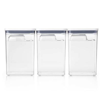 FRISCO Airtight Food Storage Container, Clear/Black, 12.75-qt