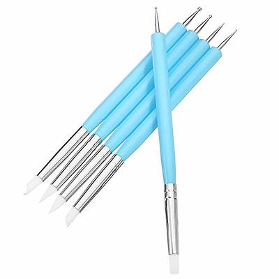 5pcs Flexible Silicone Color Clay Shapers Clay Sculpting Tools for  Sculpture