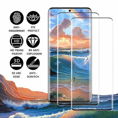 AACL for Samsung Galaxy S23 Ultra Screen Protector Tempered Glass, 3D  Curved Glass for S23 Ultra 5G,6.8 Inch [Fingerprint  Unlock][Anti-Scratch][Case