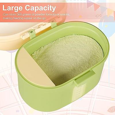 Baby Milk Powder Formula Dispenser, Non-Spill Portable and Stackable  Formula Travel Container, 3 Layers Storage Container for Protein Powder,  BPA Free