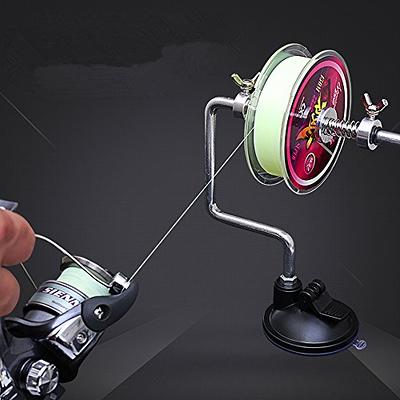 SLMOZKA Fishing Line Spooler Silver Reel Winder Spool Tackle Winder  spooling Station Winding System Ultimate Line (A-with Suction Cup) - Yahoo  Shopping