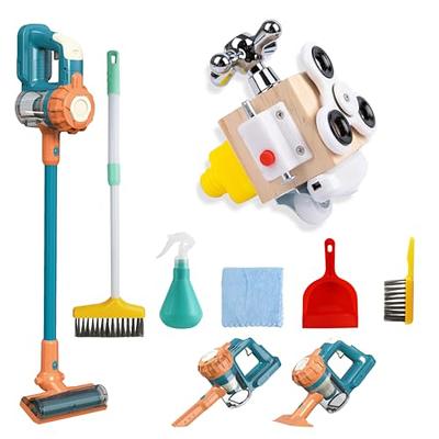Yocool Kids Cleaning Set, 6 Pcs Toddler Broom and Cleaning Set with Kids Toy  Vacuum That