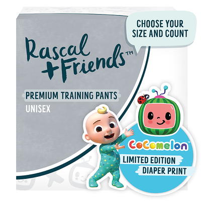 Rascal + Friends Cocomelon Training Pants, Size 4T-5T, 18 Count
