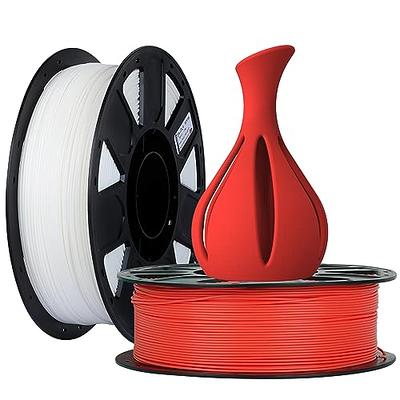 Creality PLA Filament 1.75mm 3D Printer Filament Ender PLA No-Tangling  Smooth Printing Accuracy +/- 0.02mm Fit Most FDM 3D Printers (White & Red  2-Pack), 2.2lbs/Spool*2 - Yahoo Shopping