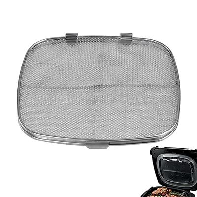 KINLYBO Replacement Stainless Steel Splatter Shield and Reusable Silicone  Liner Set for Ninja Foodi AG301, Fine Mesh Splatter Screen Accessories for  Ninja Foodi Indoor Grill - Yahoo Shopping