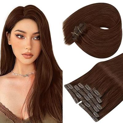 Copper Hair Extensions Clip In, Seamless Hair Extensions Clip Ins