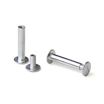 TRUBIND Chicago Screw and Post Sets - 1 inch Post Length - 3/16