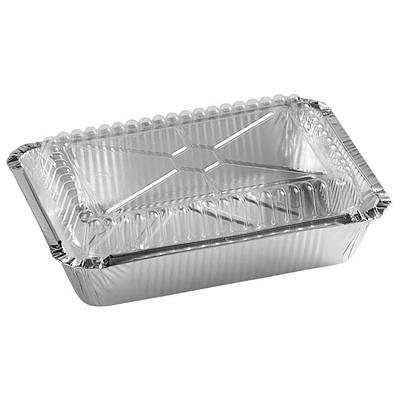 Choice 4 lb. Oblong Foil Take Out Container - 250/Case