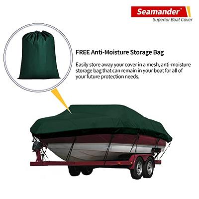 Seamander Boat Cover,20ft-22ft Heavy Duty 600D Waterproof Boat Cover, Fit  V-Hull Tri-Hull Fishing Ski Pro-Style Bass Boats, Full Size (Model E: Fits  20'-22'L X 100 Beam Width, Green) - Yahoo Shopping