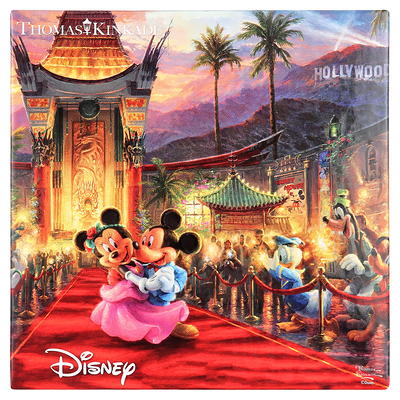 Ceaco Four 500-Piece Thomas Kinkade Disney Multipack Interlocking Jigsaw  Puzzle 