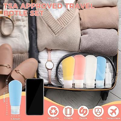 YICTEK Travel Size Bottles Kit for Toiletries, TSA Approved Silicone Travel  Shampoo And Conditioner Bottles Set Leak Proof Squeezable Travel  Accessories for Toilietries - Yahoo Shopping