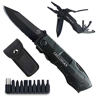 CHELONIAN Multifunction Tactical Knives with Pliers Screwdrivers