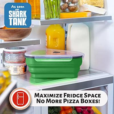 Reusable Pizza Storage Container With 5 Microwavable Serving Trays