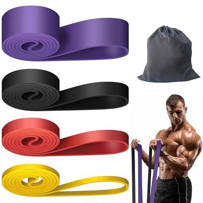 HiBay Resistance Bands Elastic Exercise Bands 3 Pack Physical Therapy  Tension Band Recovery Band Workout Strength Training Bands for Women, Yoga