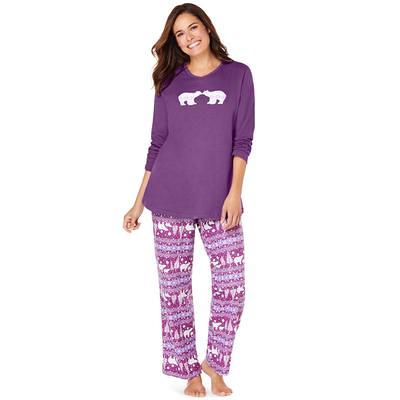 Plus Size Women's 2-Piece Capri PJ Set by Dreams & Co. in Black Multi  Hearts (Size 2X) Pajamas - Yahoo Shopping