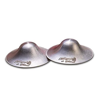 Boboduck The Original Silver Nursing Cups - Nipple Shields for Nursing  Newborn, Newborn Breastfeeding Must Haves for Soothe and Protect Your  Nursing Nipples - Trilaminate 999 Silver (Regular Size)