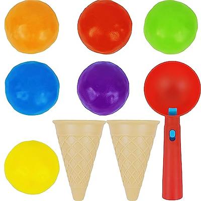 Ice Cream Toy (9 Pcs) - Pretend Play Toys for Toddlers- Multi Color Ice  Cream Play Set 