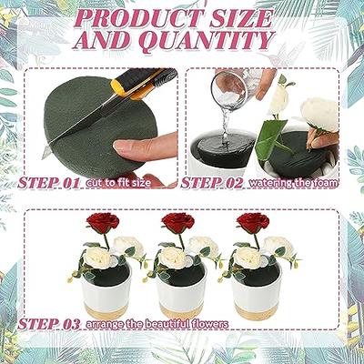 8 Pcs Half Ball Floral Dry Foam Green Floral Foam round Foam Block Dry Foam  Ball