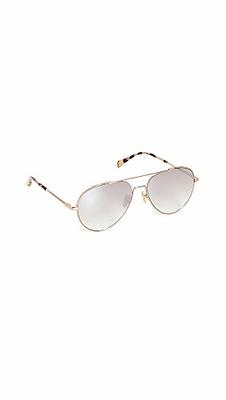 Women's Metal Aviator Sunglasses - Wild Fable™ Gold