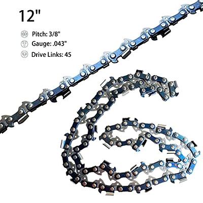 Opuladuo 2PC 12 Inch Chainsaw Chains for Dewalt 20V DCCS620B, DCCS620P1  Chainsaw, Replacement Chain for BLACK+DECKER LCS1240 LCS1240B Chain Saw -  3/8'' .043'' 45 Drive Links - Yahoo Shopping