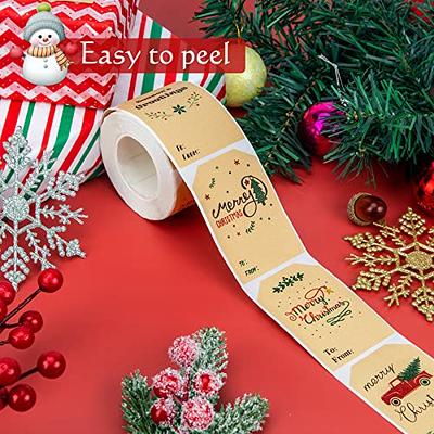 360Pcs Merry Christmas Gift Name Tags Stickers, Self-Adhesive Holiday Present  Xmas Decorations, Christmas Address Labels for Envelopes Seals Cards Box  (Simplified) - Yahoo Shopping