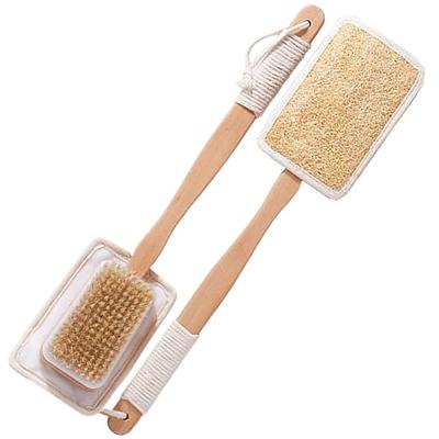 Premium Dry Brushing Body Brush Set for Lymphatic Drainage and Cellulite  Treatment, Boar Bristle Body Brush, Long Handle Body Brush, Face Cleansing  Brush, for A Glowing Skin, 5 Pack