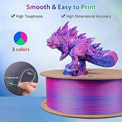 3Dgenius PLA 3D Printer Filament PLA Filament 1.75mm 1kg/2.2lbs Spool 3D  Printing Filament 1.75mm PLA Filament Dimensional Accuracy +/- 0.03mm, Blue