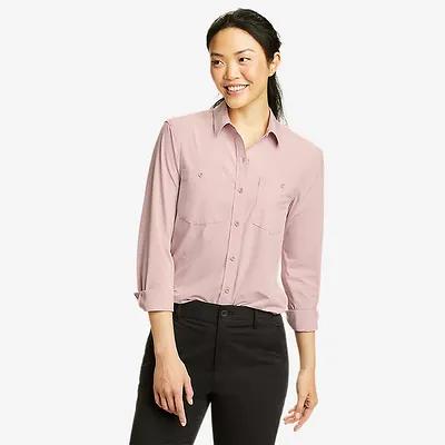 Eddie Bauer Women's Departure 3.0 Long-Sleeve Shirt - Pale