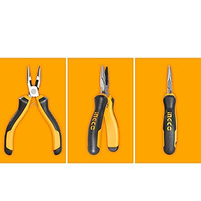 BOOSDEN 5 inch Small Needle Nose Pliers Set, 5 Pack,Small Pliers Set, Mini  Precision Pliers Set,Mini Long Nose Pliers with Wire Cutter for Jewelry