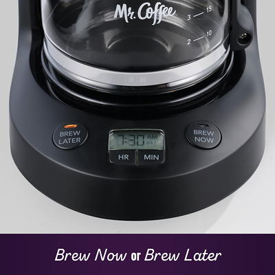 Mr. Coffee 5-Cup Black Residential Drip Coffee Maker at