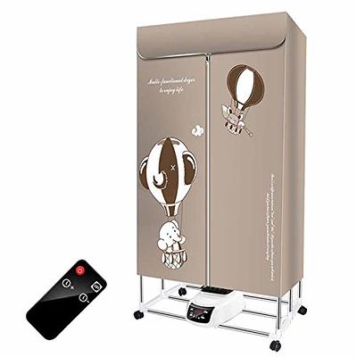 110V Folding Portable Clothes Dryer, Home Mini Quick Drying Electric Quick  Dryer, Vertical Folding Square Dryer, Large Capacity Time Adjustable for