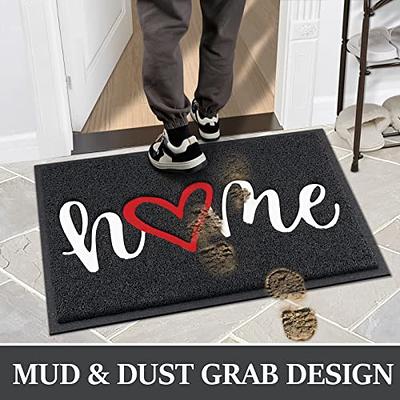 A1hc Entrance Door Mats, 30 inch x 60 inch, Durable Large Outdoor Rug, Non-Slip Welcome Doormat, Rubber Backed Low-Profile Heavy Duty Door Mat, Indoor