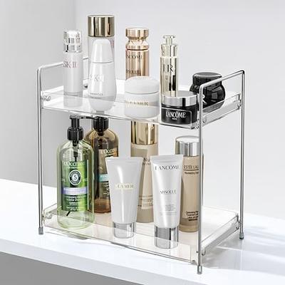 shuang qing 3-Tier Corner Bathroom Counter Organizer, Countertop Perfume  Tray and Vanity Organizer, Makeup Cosmetic Storage, Corner Storage  Organizers for Bathroom, Kitchen, Dresser (Clear) - Yahoo Shopping