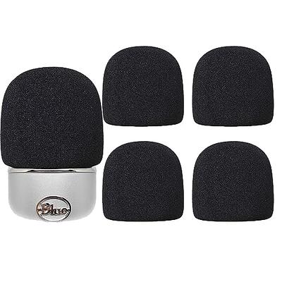 YOUSHARES Yeti Nano Microphone Foam Windscreen - Mic Wind Cover Pop Filter  Foam Cover, Professional Customized for Blue Yeti Nano, The Thicker Blue