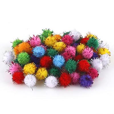 Adeweave 1.5 Inch 100 Pom Poms - Multicolor Pompoms for Crafts in Assorted  Colors, Soft and Fluffy Large pom poms for Crafts in Reusable Zipper Bag -  Yahoo Shopping