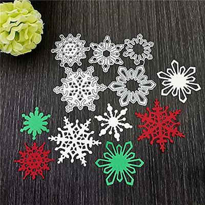 White Paper Snowflakes Snowflake Die Cuts Paper snowflake cutouts Cardstock  Snowflake Snowflake Paper Punch Snowflake decor