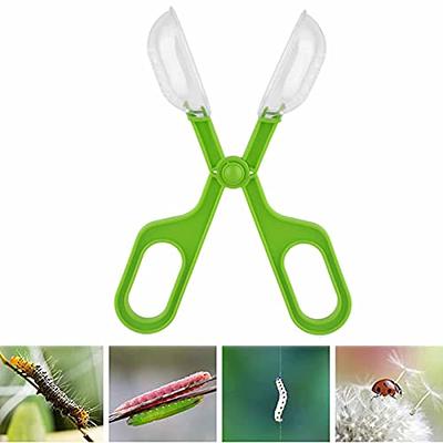 2Pcs Stainless Steel Feeding Tongs, Reptile Feeding Tweezers Long Handle  Feeder Tools, Bug Feeding Clamp Cricket Tongs for Fish Aquariums, Reptiles