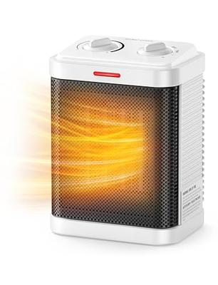  Ontel Handy Heater Pure Warmth Ceramic Space Heater, 1200  Watts, 3-Speed Adjustable, Quiet Operation (Pack of 1), Black : Home &  Kitchen