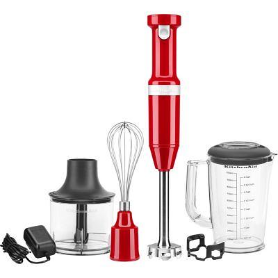 KitchenAid Variable Speed Empire Red Corded Hand Blender KHBV53ER