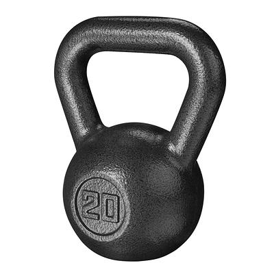 Athletic Works 20KG Kettlebell, Durable Black Hammertone Finish, 44lbs 