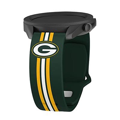 NFL Green Bay Packers Samsung Watch Compatible Silicone Sports Band - 20mm