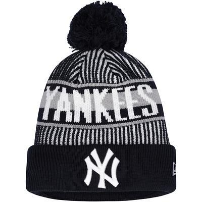 Women's '47 Navy New York Yankees Knit Cuffed Hat with Pom