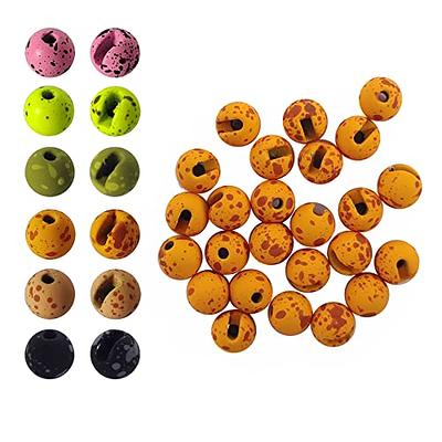 OROOTL Fishing Eye Beads Bait Eggs Kit, Assorted Fishing Beads Plastic Fish  Eye Lures Mixed Colors Fishing Line Beads for Carolina Rigs Taxes Rigs