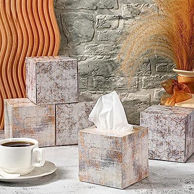 Tissue Box Cover, Modern Leather Tissue Box Holder, kleenex Tissues Cube  Boxes, kleenex Tissues Boxes, Square Tissues Cube box, Facial Tissues Boxes