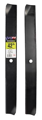 MaxPower 42-in Deck Standard Mower Blade for Riding Mower/Tractors (2-Pack)  in the Lawn Mower Blades department at