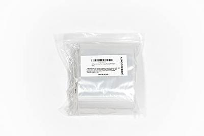 White Block Plastic Zip Bags, 2MIL Thickness, Reclosable Top Lock, Small  Large Mini Baggies for Jewelry, Beads, Rings, Coins, Any Quantity