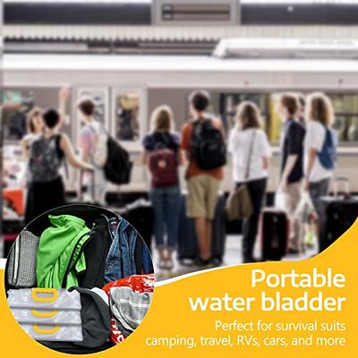 Spoilu Collapsible Water Container Bag, Food Grade Transparent Plastic Water  Storage Containers, Camping and Hiking Backpacking Emergency Water Storage  Bag, Water Bags for Drinking 1.32 Gallon - Yahoo Shopping