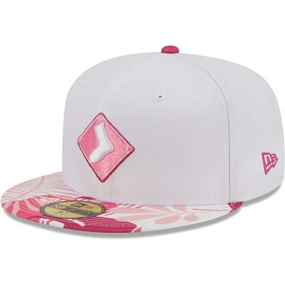 Men's New Era White/Pink York Yankees Chrome Rogue 59FIFTY Fitted Hat