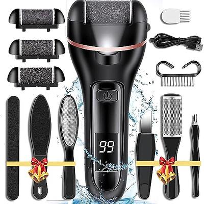 Aoibox 17-Piece Electric Foot Callus Remover with Vacuum Foot Grinder  Rechargeable Foot File Dead Skin Pedicure Machine SNSA10IN139 - The Home  Depot