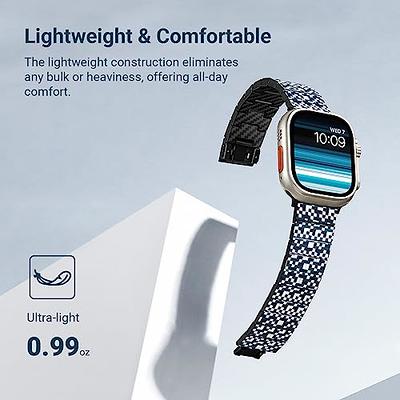 Ultra/8/7/6/SE/5/4/3/2/1, - 100% Fiber Shopping Watch Apple Watch PITAKA Modern Carbon Band - Apple Band, Mosaic Watch Ultra Compatible Yahoo Apple Adjustable with